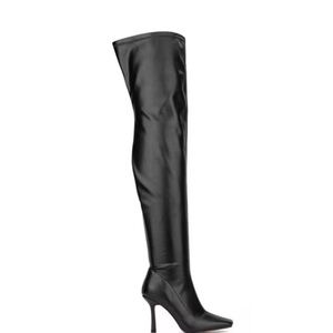 New York & Company Black OTK Over The Knee Boots 8 NWT